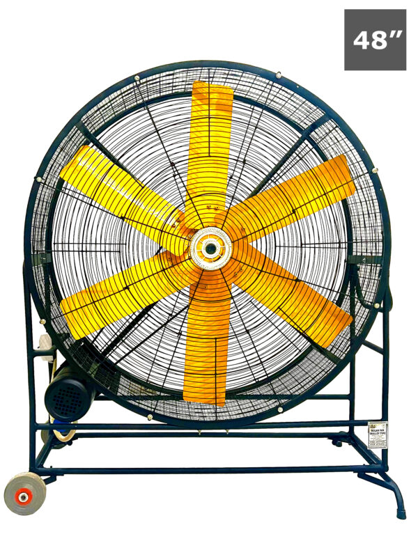 Moveable Trolley Type Industrial Air Supply Fan 48 Inch