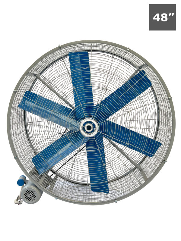 Wall Bracket Air Supply Fan 48 Inch with Six Wings