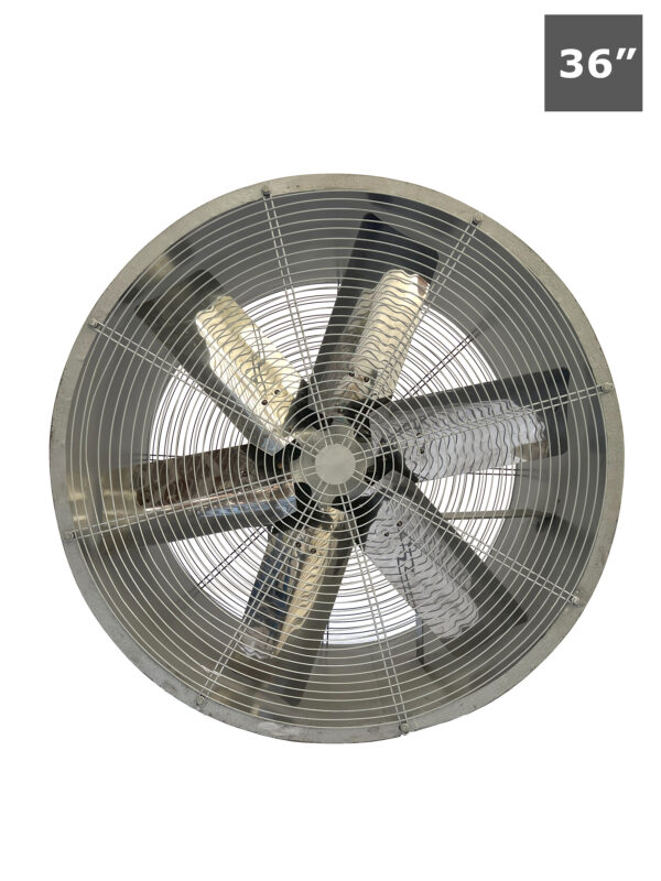 Industrial 36 Inch Exhaust Fan with Six Blades